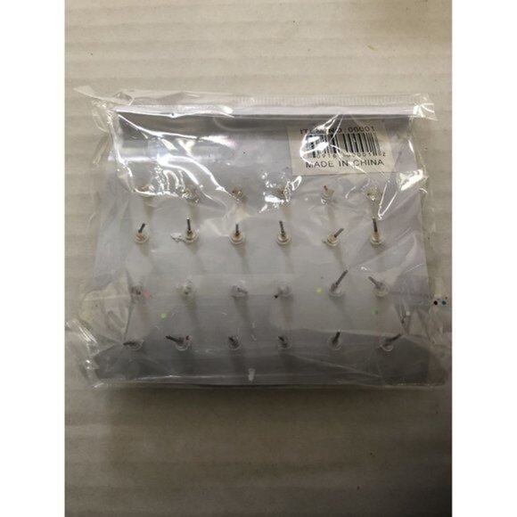 Fashion Jewelry Earring Lot 1 set of 12 pairs - Picture 2 of 5